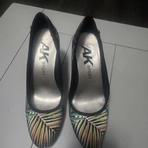Anne Klein Tropical Print Heels